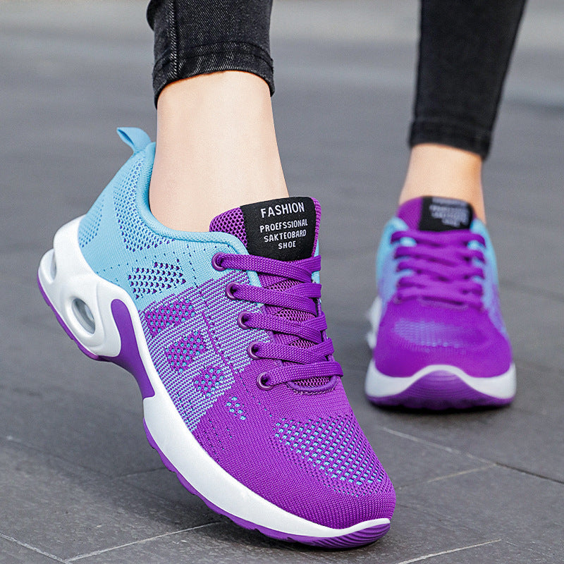 2025 Summer Womens Plus Size Air Cushion Casual Running Shoes