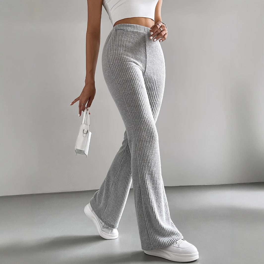  2025 Knit Flare Pants Your Stylish Everyday Essential