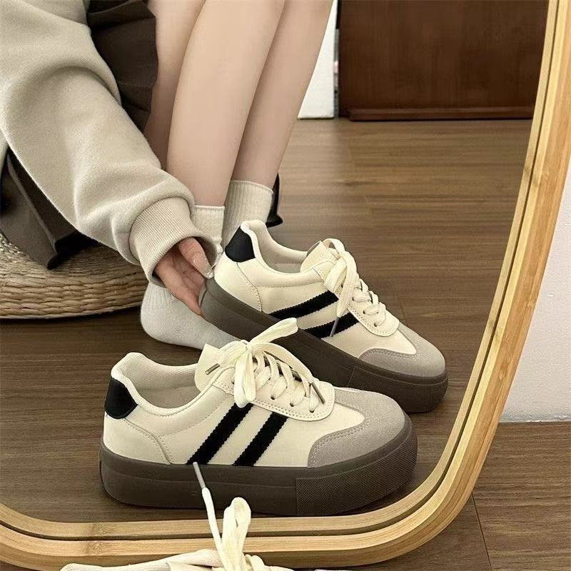 Trendy Retro Platform Casual Sneakers for Women